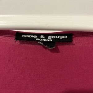 Cable & Gauge Shirt XL